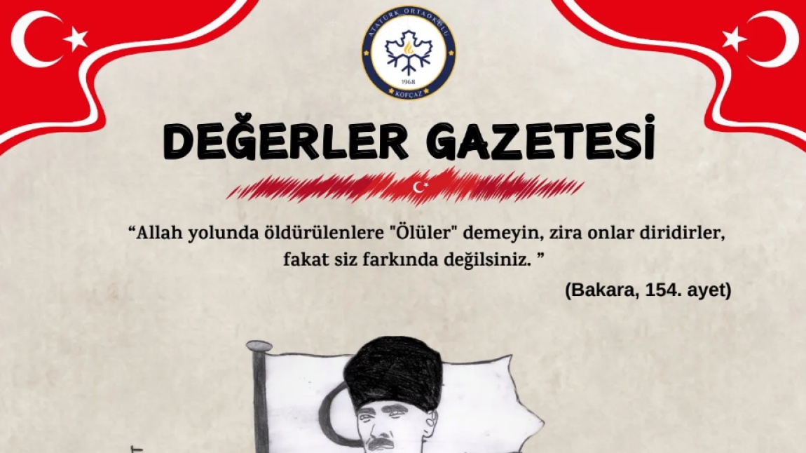 Kofçaz Atatürk Ortaokulu 2024 Mart ayı dijital gazetesi yayında..